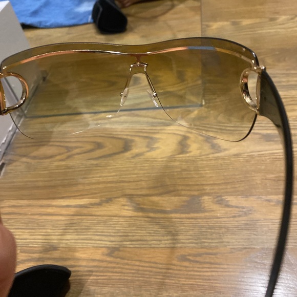 Gucci vintage sunglasses with brown to clear tint